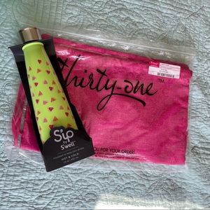 Thirty-One Cinch Sac and Sip by Swell water bottle
